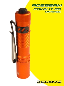 Фонарь ACEBEAM Pokelit AA Orange (УЦЕНКА, 1xNICHIA 219F 5000K CRI90, 1xAA/14500, 550лм, 86м)