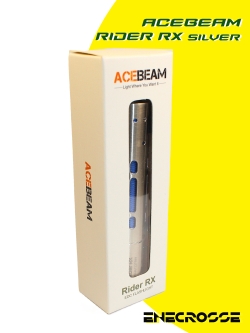 Фонарь ACEBEAM Rider RX Silver (1xАА/14500, Nichia 219F LED High CRI90, 650 лм, 96 м)