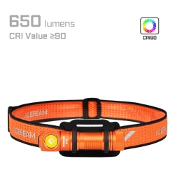 Acebeam H16 Orange (1xNichia 519A-V1 NW 5000K High CRI 90, 1x14500/AA, 650lm, 86m)