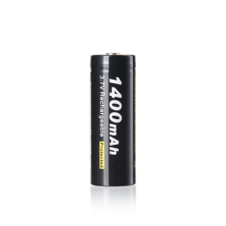 Аккумулятор Li-Ion Soshine 18500P-3.7-1400 (длина 51,7 мм, 3,7/4,2 В, 4 А, 1300 мАч, 60 мОм)