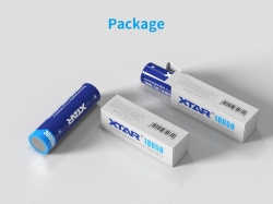 Аккумулятор Li-Ion XTAR 18650 (длина 69,3 мм, 3,6/4,2 В, 3600 мАч, 10 A)
