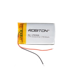 560mAh Robiton LP403048 3.7V с защитной платой