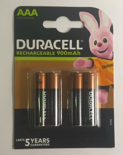 Duracell AAA 900mAh (цена за 4 шт в блистере)