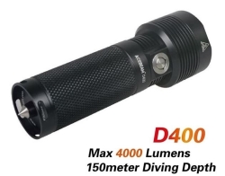 Acebeam D400 (3x18650,  XHP70, 4000lm, 374m) для дайвинга