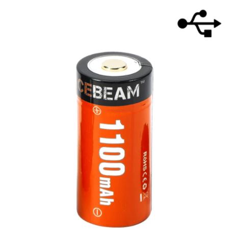 Acebeam IMR18350-110A USB 18350 1100 мАч (ЗУ microUSB)