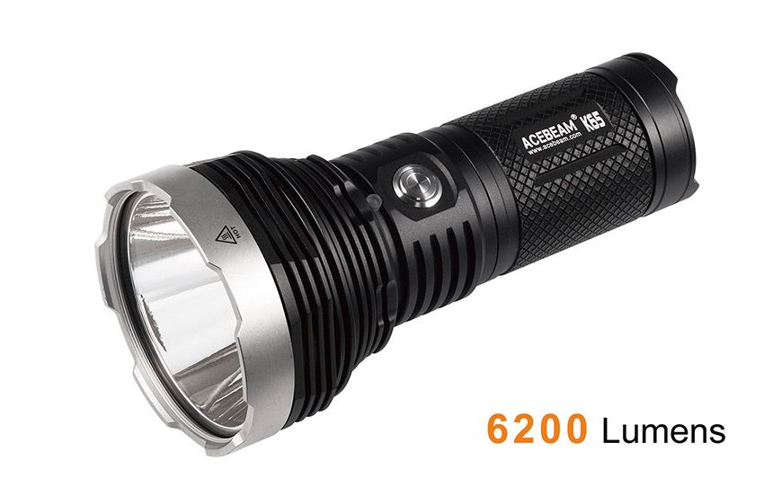 Acebeam K65 6500K 6200lm (4x18650, HP70.2 De-Domed, 1014m)