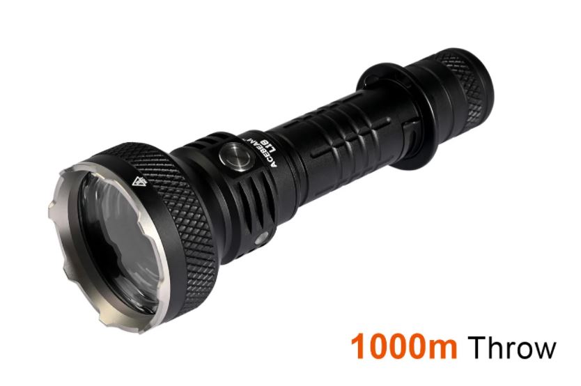 Фонарь Acebeam L18 Green (зелёный свет, 1x21700, 2100lm, 1155m)