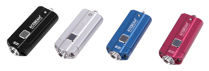 Acebeam UC15 Sky Blue (2x AAA /2x10400, XPL-HD/Red/UV, 1000lm, 1