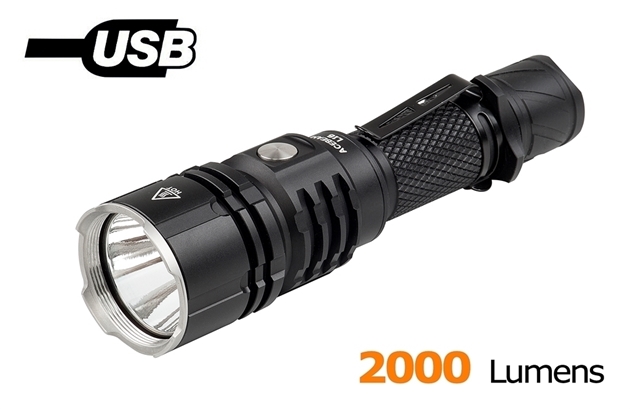 Acebeam L16 6000К (ЗУ, 1x18650/2xCR123, 1xXHP35 HI, 2000lm, 603m