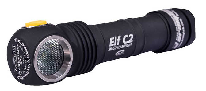 Armytek Elf C2 Micro-USB+18650  на холодном диоде XP-L РАСПРОДАЖА! Гарантия 2 недели