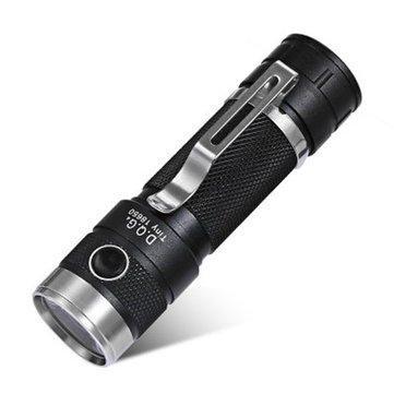 D.Q.G Tiny 18650 black NW (XM-L2, 300 лм, 18650)