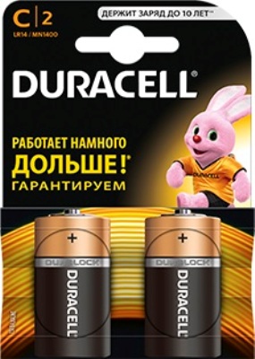 LR14/343 DURACELL C алкалиновая батарейка