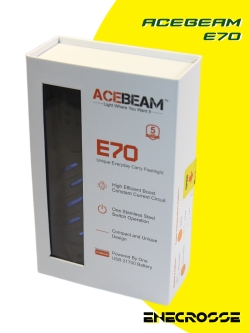 Фонарь Acebeam E70 5000K (1xXHP70.2LED, 1x21700, 4600 лм, 240 м)