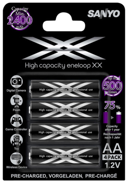 Eneloop XX (HR-3UWXA) 2500 mAh