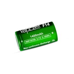 Аккумулятор Li-Ion Vapcell INR18350 F14 (3,6/4,2 В, 3 A, 1350 мАч, 54 мОм, 18,3x35 мм)