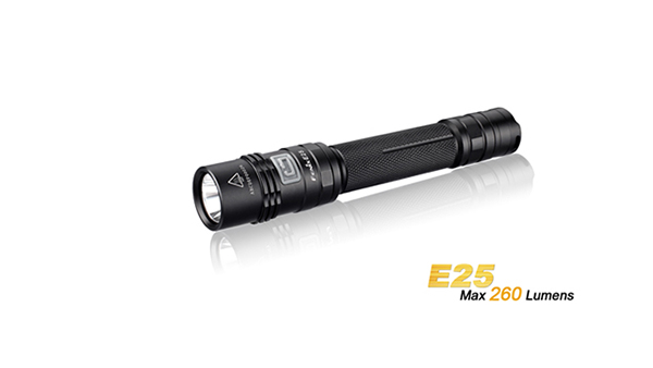 Фонарь Fenix E25 XP-E2 (2xAA, 260lm, 180m)