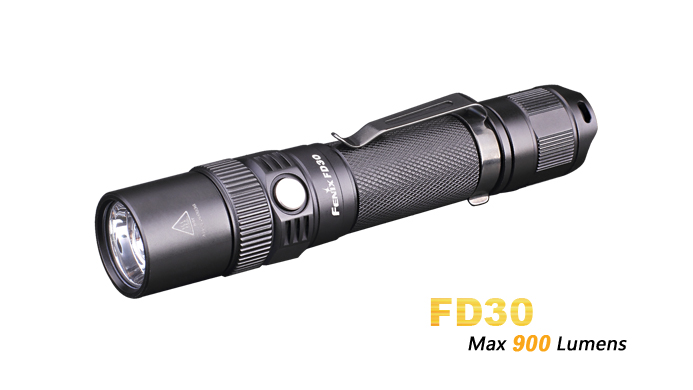 Фонарь Fenix FD30 (Zoom, 1xXP-L HI, 1x18650, 900lm, 200m)