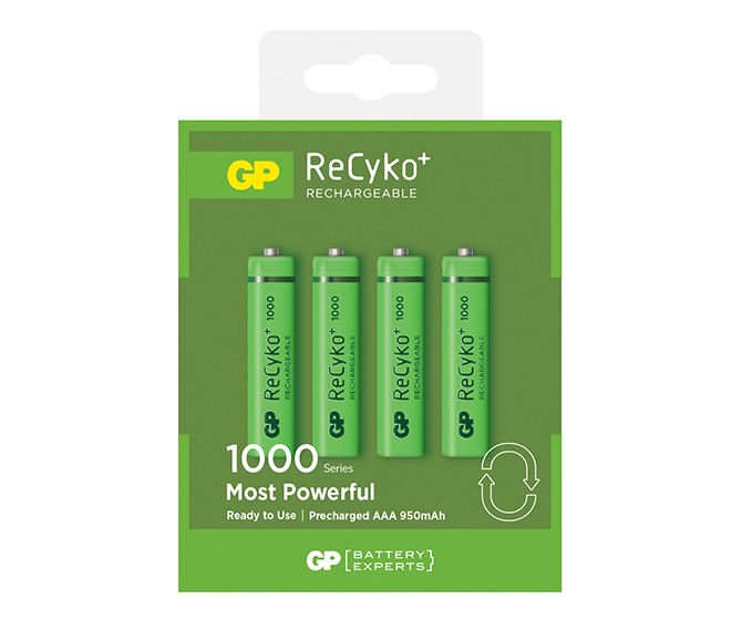GP ReCyko+ 1000 Series 950 mAh AAA, 1 шт