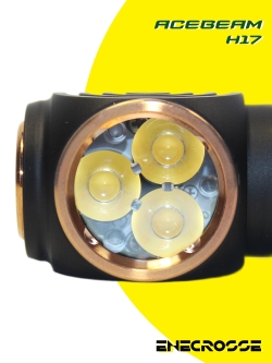 Фонарь Acebeam H17 6500K (3xSAMSUNG LH351D, 1x18350, 2000 лм, 134 м)