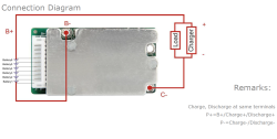 6S 22,2V 8A Контроллер заряда-разряда (PCM) HCX-D725V2