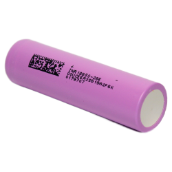 Аккумулятор Li-Ion DMEGC INR18650-26E (без платы защиты, длина 65,2 мм, 3,65/4,2 В, 8 А, 2600 мАч, 17 мОм)