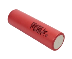 Аккумулятор Li-Ion Sanyo NCR18650GA (длина 65 мм, 3,6/4,2 В, 10 А, 3450 мАч, 26,5 мОм)