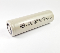 Аккумулятор Li-Ion высокотоковый Molicel INR21700-P42A (длина 70 мм, 3,6/4,2 В, 45 А, 4200 мАч, 10 мОм)