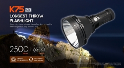 Фонарь Acebeam K75 2.0 (1xLuminus SBT-90.2, 4x18650, 6300lm, 2500m)