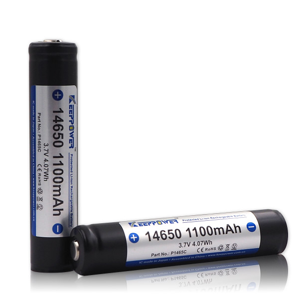 KeepPower 14650 2A 1100mAh 3,7/4,2V P1465C защищенный