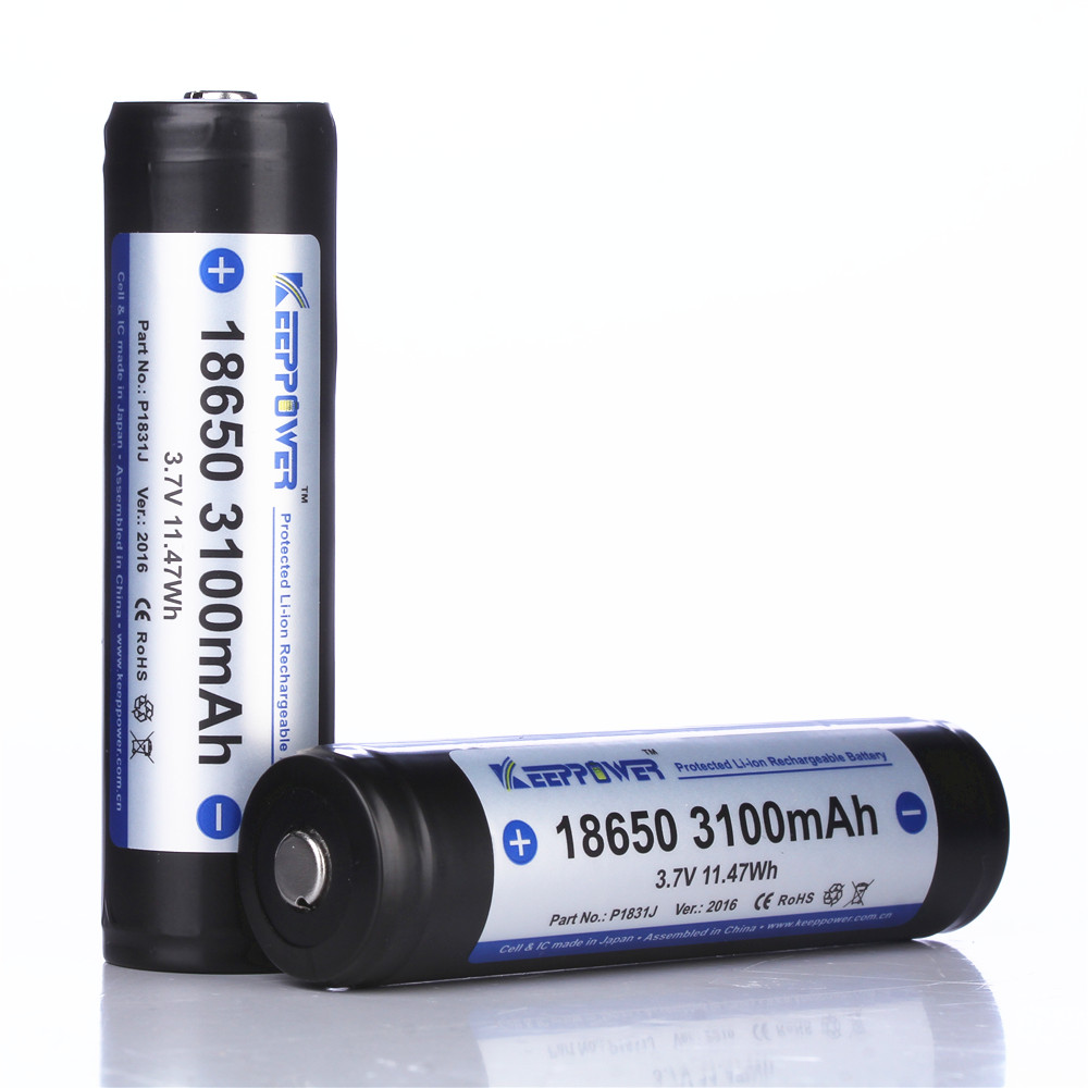 KeepPower 18650 3100 mAh 3,7v P1831J (Panasonic NCR18650A)