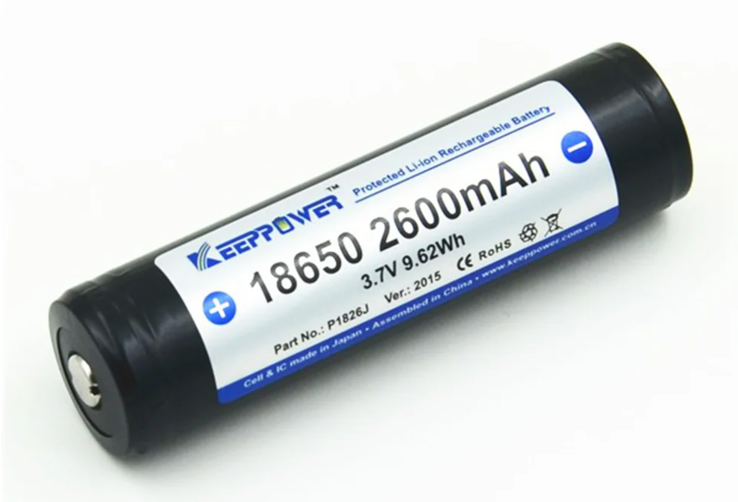 KeepPower 18650 2600mAh 3.6V P1826J (2015 г.в.)