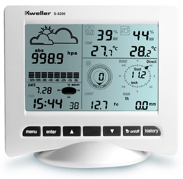 Kweller S-8200 Профессиональная метеостанция