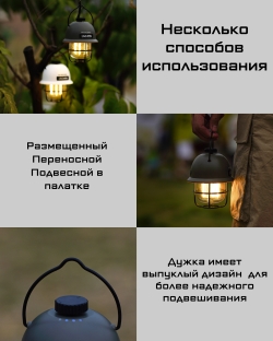 NITECORE LR40 Кемпинговый фонарь HIGH ARMY GREEN