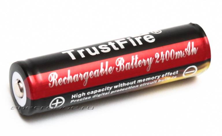 TrustFire 18650 2400mAh 3.7V PCB