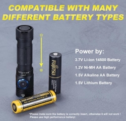 Skilhunt M150 V3 Metal grey (AA/14500, NiCHIA 519A, 750Lm)