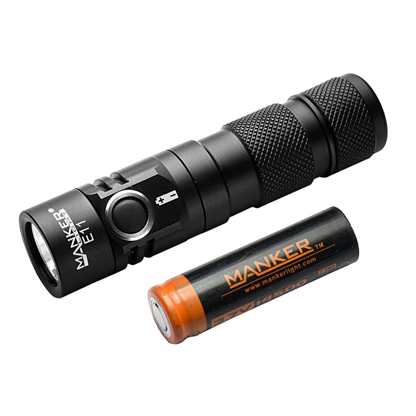 Manker E11 Bundle NW (+1x14500)(1xAA/1x14500, XP-L, 800lm, 100m)
