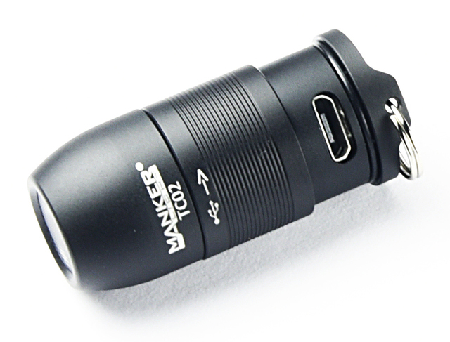 Manker TC02 NW Black (ЗУ, встр.акк-р, 1xNichia 219C, 150lm, 35m)