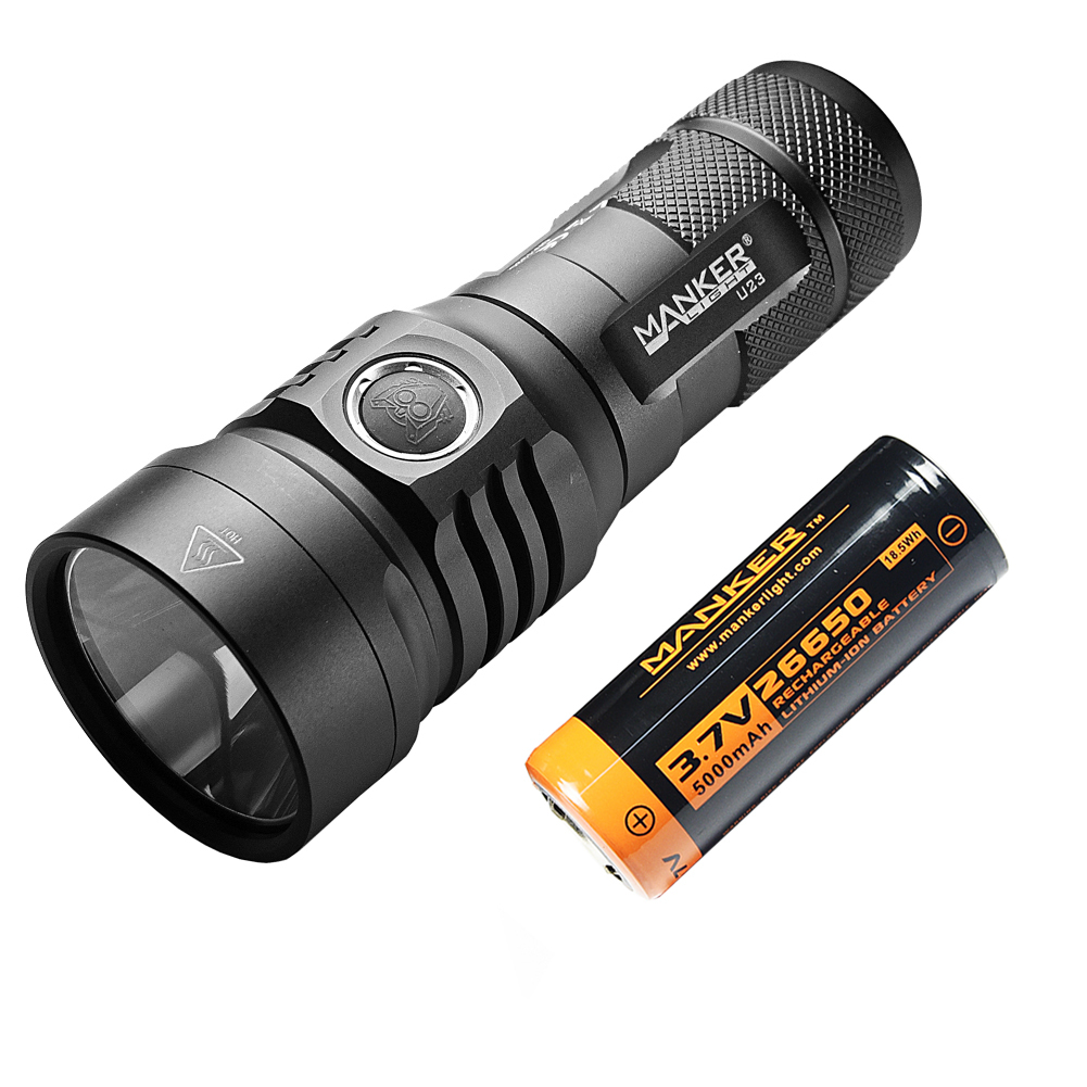 Manker U23 NW Bundle (+1x26650)(1x26650, XHP-50.2, 2000lm, 282m)