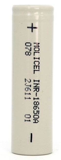 Аккумулятор Li-Ion Molicel INR-18650A (3,6/4,2 В, 20 А, 2500 мАч, 11 мОм)