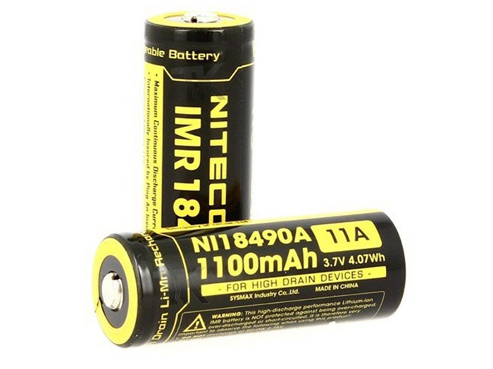 Niteсore IMR NL18490A 11A 1100mAh незащищенный