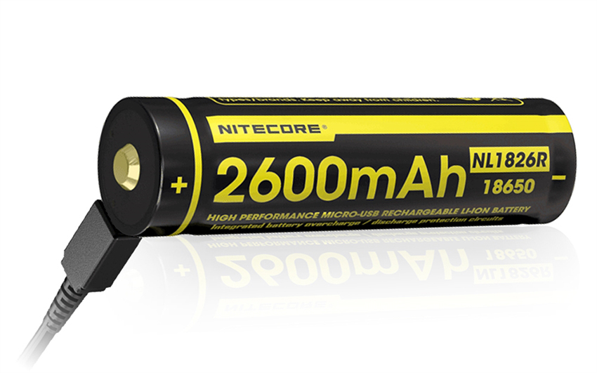 Niteсore NL1826R 2600mAh 3,6v (встроенное ЗУ)