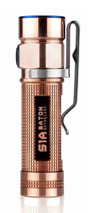 Olight S1A Baton Cu (RAW COPPER) 600lm