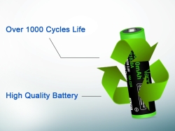 Аккумулятор Li-Ion высокотоковый Vapcell INR18650 P1838A !!71,3 мм!!(3,6/4,2 В, 10А, 3800 мАч, 27 мОм, ЗУ USB-C)