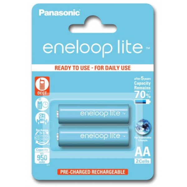 Eneloop Lite BK-3LCCE/2BE (AA, 1000 mAh) декабрь 2014г.