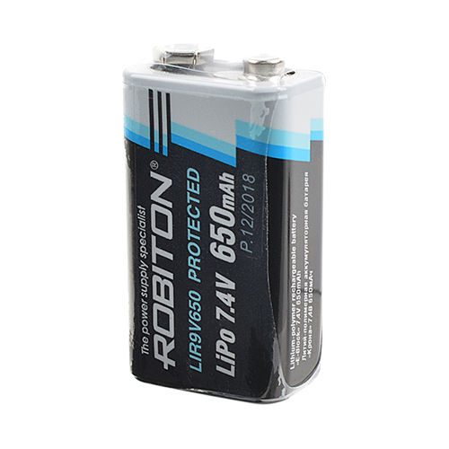 ROBITON LIR9V650 650mAh 7.4V (дата выпуска 12.2018)