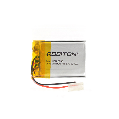 ROBITON LP402535 3.7В 320мАч с платой защиты