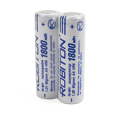 AA 1800mAh Ni-Mh 1,2V Robiton 1800MHAA prof SR2 (цена за 1 шт)
