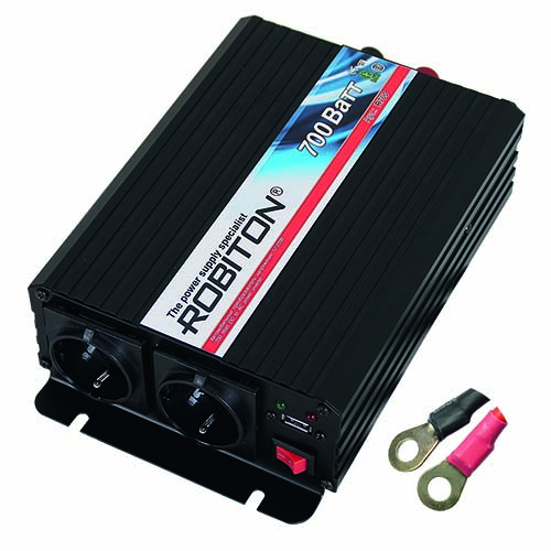Robiton R700 700W две евро розетки Инвертор 12V-220V