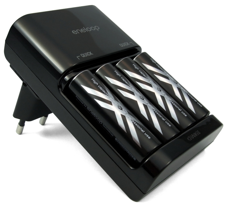 Sanyo Eneloop MQR06 BLACK +HR-3UWXA