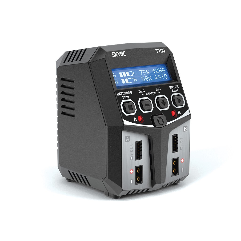 SkyRC T100 5A 100W ЗУ для сборок Li  1-4S Ni 6-8S Pb 6-12V
